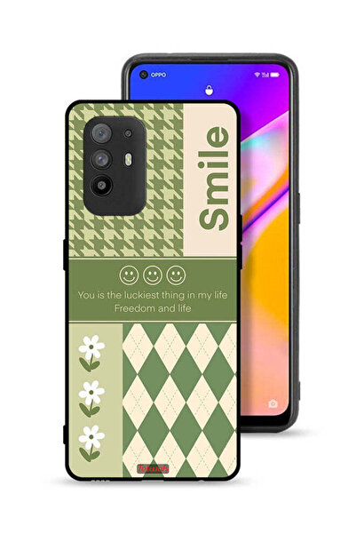 Tolwak غطاء حماية لهاتف Oppo A95 5G الابتسامة هي أسعد شيء في حياتي
