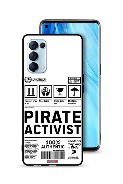 Tolwak غطاء حماية لهاتف Oppo Reno5 Pro 5G، ملصق ناشط خاص