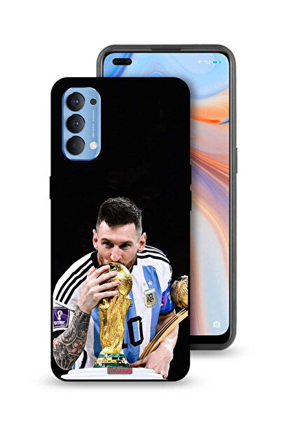 Tolwak غطاء حماية لهاتف Oppo Reno4 4G بتصميم ميسي