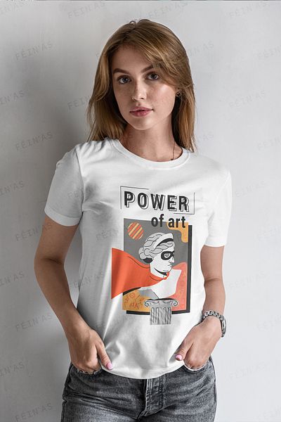 feinas Γυναικείο Tshirt - Power Of Art