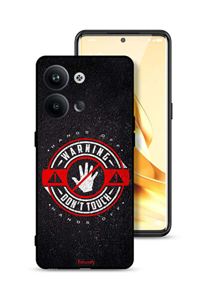 Tolwak Oppo Reno9 Pro 5G Protective Case Cover Warning Do Not Touch