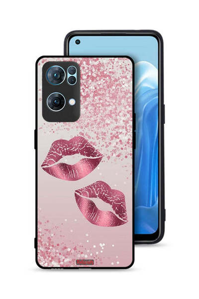 Tolwak غطاء حماية لهاتف Oppo Reno7 Pro 5G - شفاه لامعة
