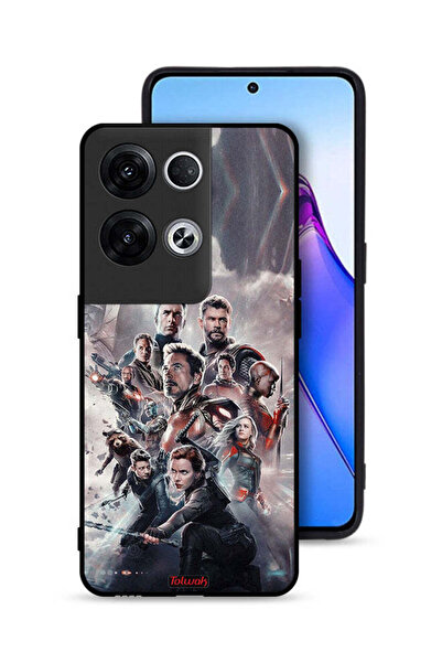 Tolwak غطاء حماية لهاتف Oppo Reno8 Pro Plus 5G بتصميم Avengers
