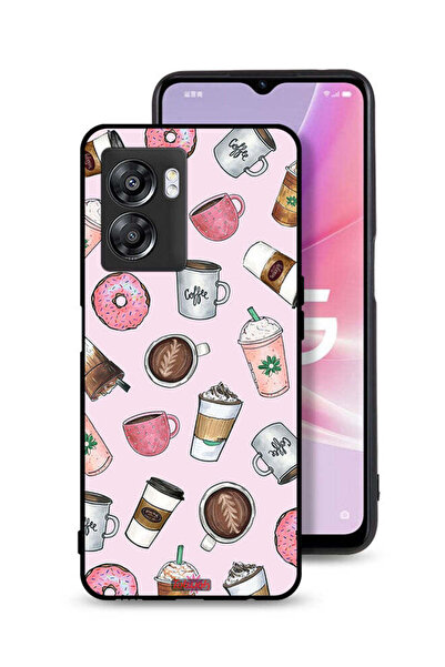 Tolwak غطاء حماية لهاتف Oppo A57 5G برسومات محبي القهوة