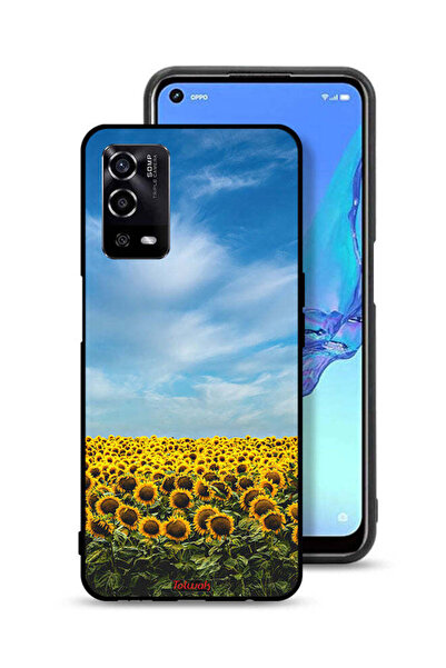 Tolwak Oppo A55 4G Protective Case Cover Sunflowers Under The Sky
