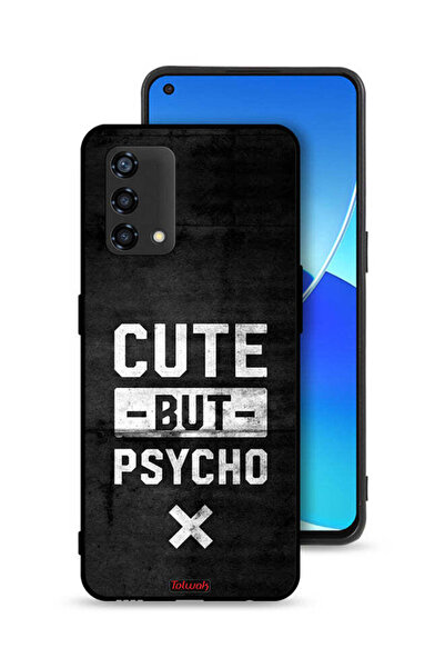 Tolwak Oppo Reno6 Lite Protective Case Cover Cute But Psycho