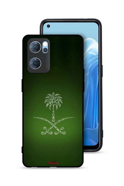 Tolwak غطاء حماية لهاتف Oppo Reno7 5G بعلامة المملكة العربية السعودية القديمة
