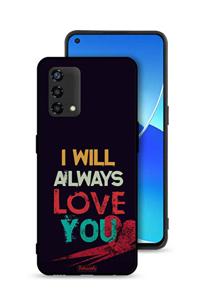 Tolwak جراب حماية لهاتف Oppo Reno6 Lite - سأحبك دائمًا