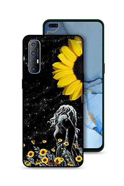Tolwak Oppo Reno3 Pro 4G Protective Case Cover Girl Look At Moon Art