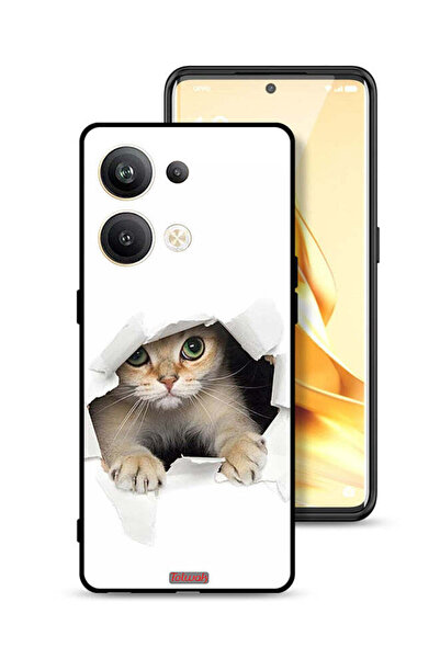 Tolwak غطاء حماية لهاتف Oppo Reno9 Pro Plus 5G بتصميم قطة