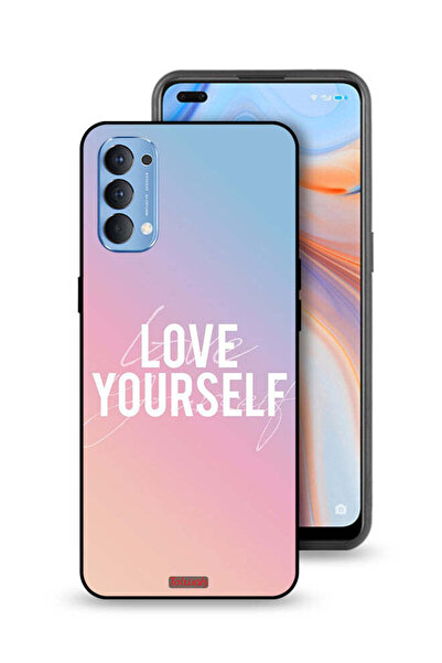 Tolwak Oppo Reno4 4G Protective Case Cover Love Yourself