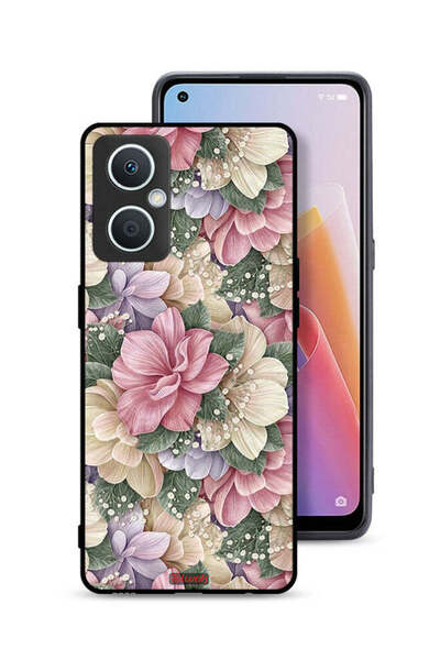 Tolwak غطاء حماية عالي الجودة مزين بالزهور لهاتف Oppo A96 5G (الصين)