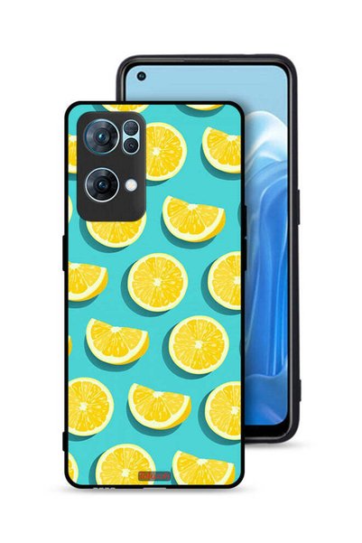 Tolwak غطاء حماية لهاتف Oppo Reno7 Pro 5G بنمط برتقالي