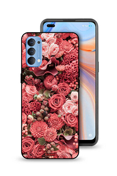 Tolwak غطاء حماية لهاتف Oppo Reno4 4G - لون وردي خوخي