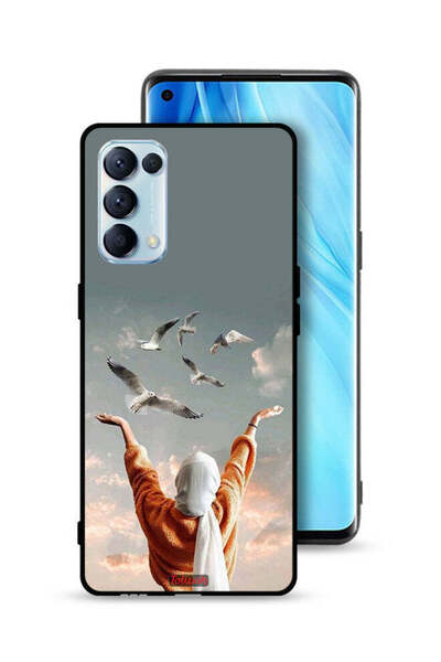 Tolwak غطاء حماية لهاتف Oppo Reno5 Pro 5G بتصميم طيور تحلق