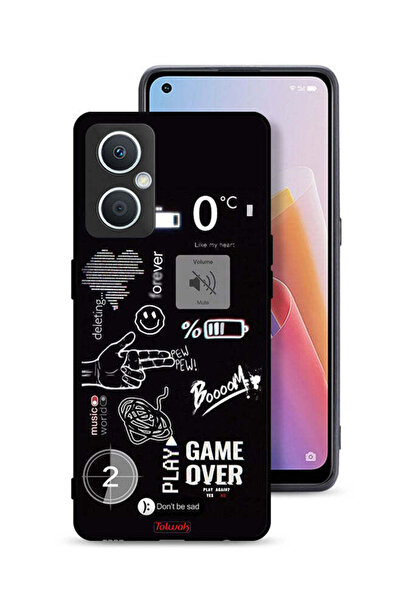 Tolwak جراب حماية Oppo A96 5G (الصين) Game Over Pew Pew