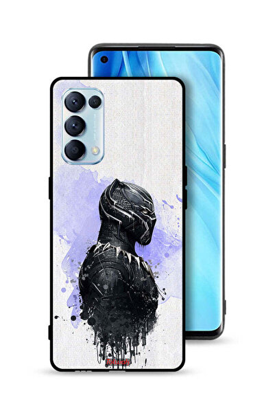 Tolwak غطاء حماية لهاتف Oppo Reno5 Pro 5G - النمر الأسود