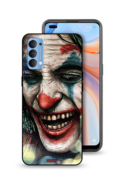 Tolwak غطاء حماية لهاتف Oppo Reno4 4G بوجه الجوكر الضاحك