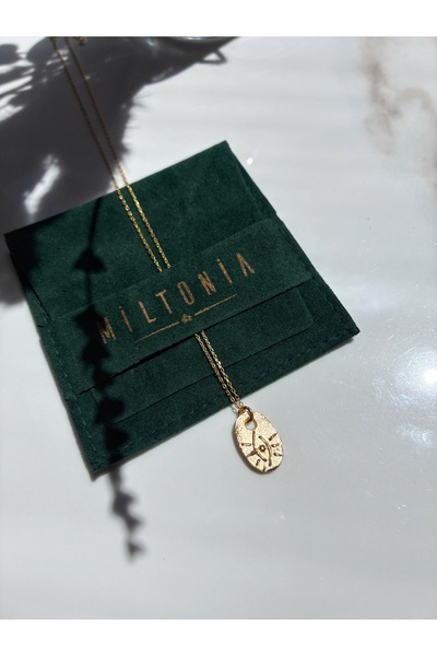 Miltonia 925s Tasarım Göz Gümüş Kolye