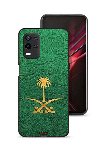 Tolwak غطاء حماية لهاتف Oppo K9x - علامة المملكة العربية السعودية - جلد