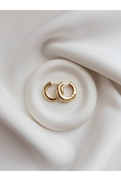 Minne Jewelry-Accessory حلق - أقراط دائرية - أقراط دائرية ذهبية اللون - أقراط...