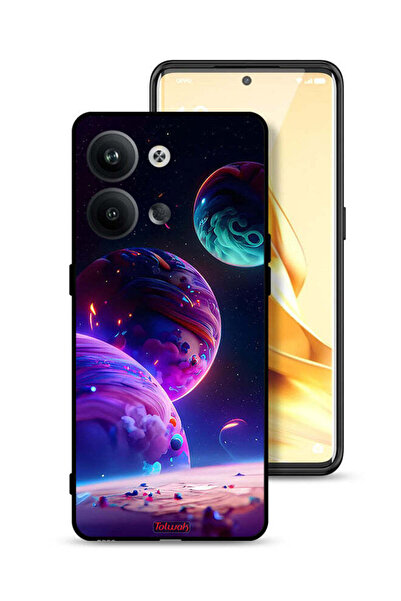 Tolwak غطاء حماية لهاتف Oppo Reno9 5G بنمط كوكبي