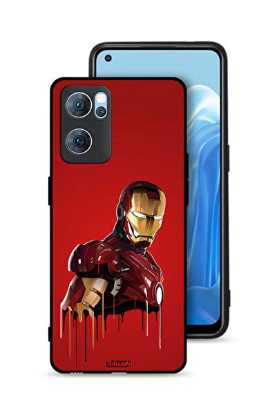 Tolwak غطاء حماية لهاتف Oppo Reno7 5G برسومات الرجل الحديدي