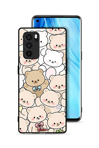 Tolwak غطاء حماية لهاتف Oppo Reno6 Pro 5G بنقشة الدببة