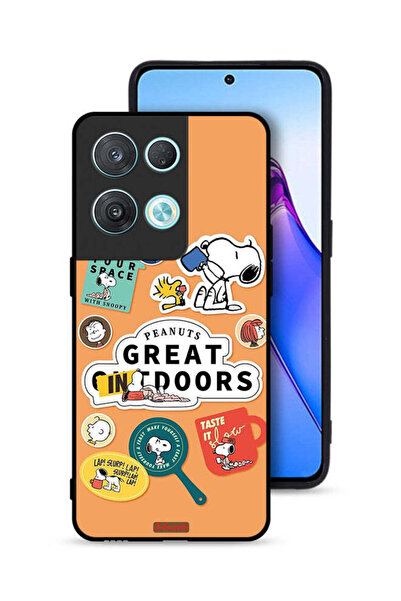 Tolwak غطاء حماية لهاتف Oppo Reno8 Pro 5G بملصقات الفول السوداني