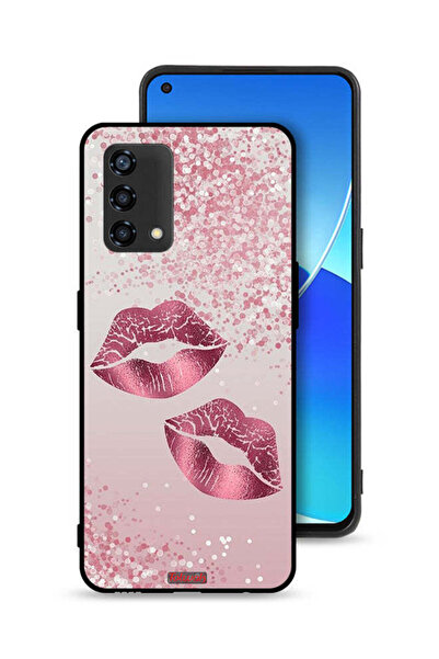 Tolwak غطاء حماية لهاتف Oppo Reno6 Lite - شفاه لامعة