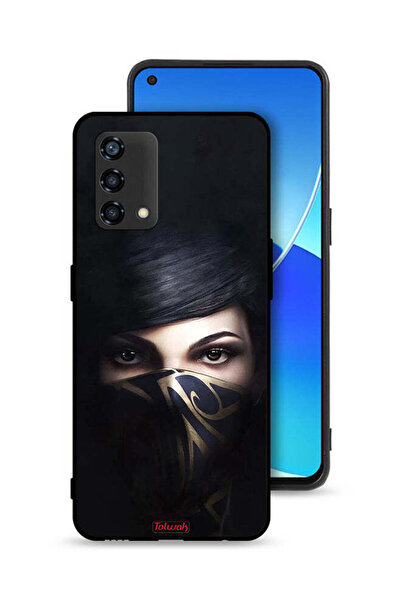 Tolwak غطاء حماية لهاتف Oppo Reno6 Lite بنقشة فتاة محجبة