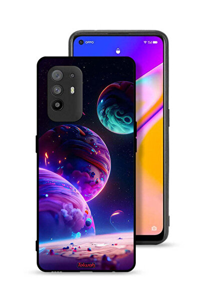 Tolwak غطاء حماية لهاتف Oppo F19 Pro Plus 5G بنمط كوكبي