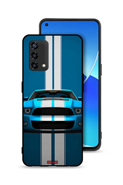 Tolwak Oppo Reno6 Lite Protective Case Cover Car Abstract Art