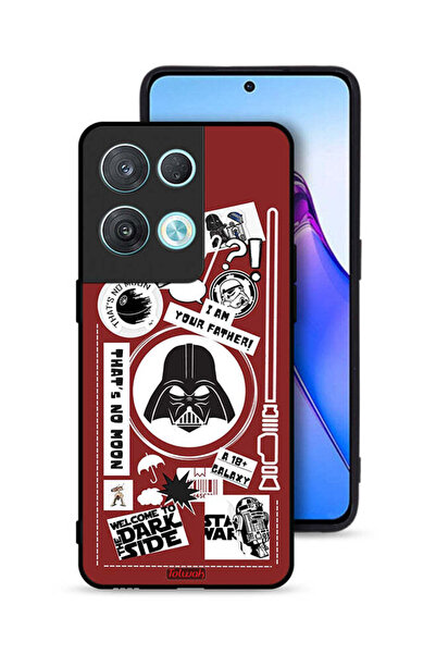 Tolwak غطاء حماية لهاتف Oppo Reno8 Pro 5G ملصق "مرحبًا بكم في الجانب المظلم"