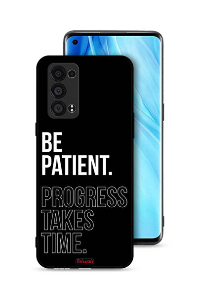 Tolwak غطاء حماية لهاتف Oppo Reno6 Pro Plus 5G كن صبورًا فالتقدم يستغرق وقتًا