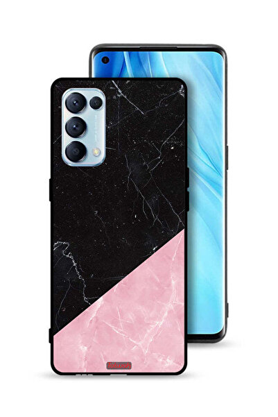 Tolwak غطاء حماية لهاتف Oppo Reno5 Pro 5G بنقشة رخامية