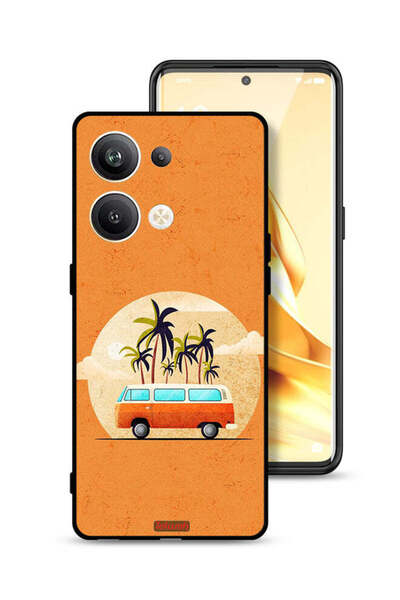 Tolwak غطاء حماية لهاتف Oppo Reno9 Pro Plus 5G برسومات حافلة