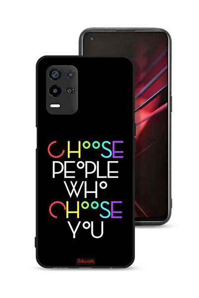 Tolwak Oppo K9x Protective Case Cover Choose People Who Choose You