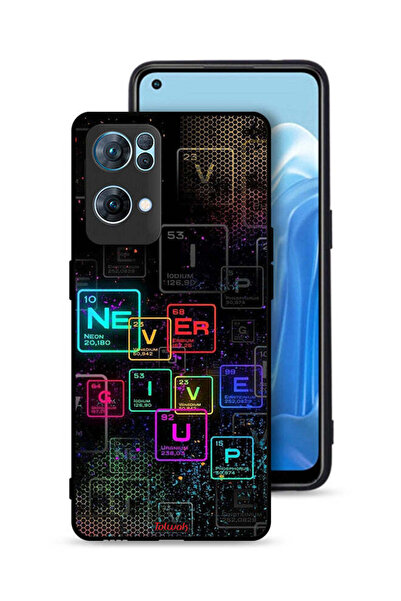 Tolwak غطاء حماية Oppo Reno7 Pro 5G بتصميم Never Give Up Art