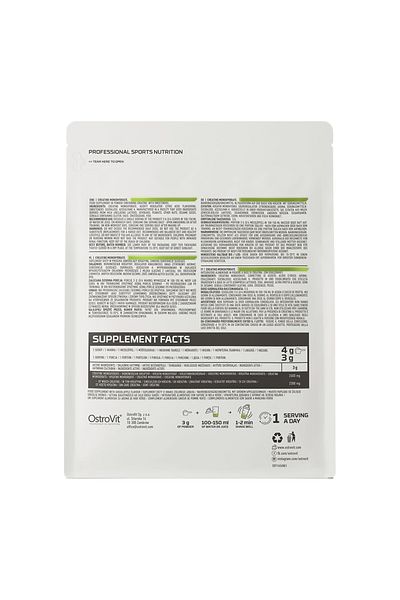 Ostrovit Creatine Monohydrate 500g, Green Apple