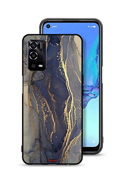 Tolwak غطاء حماية لهاتف Oppo A55 4G بنمط رخامي لامع