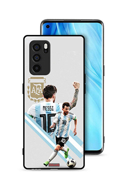 Tolwak غطاء حماية لهاتف Oppo Reno6 Pro 5G برسومات ليو ميسي