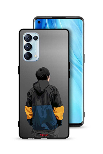 Tolwak غطاء حماية لهاتف Oppo Reno5 Pro 5G بصورة فنية لولد