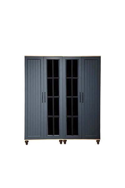 arionkids Ozan 4 Kapaklı Dolap | %100 MDF | REHAU Kapaklı | Ağaç Ayaklı