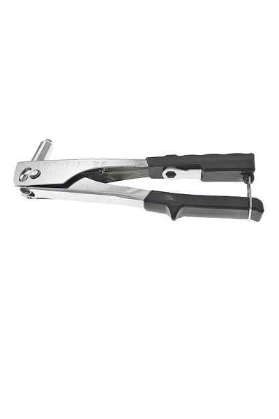 OEM Pop rivet pliers, 4 heads, stainless steel body, length 260mm, with key