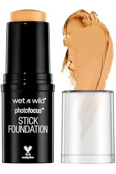 WET N WİLD wet n wild Photo Focus Stick Foundation, Soft Beige, 0.42 Ounce
