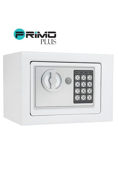 Primo Plus Digital Electronic Safe White 27X22x23 cm