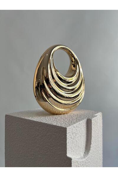 Mia Collection Βραδινό Φόρεμα Forza Μοντέλο Τσάντα αρραβώνων Χρυσή