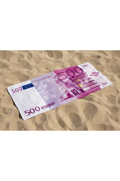 Home 3D Digital Euro Printed Beach Towel