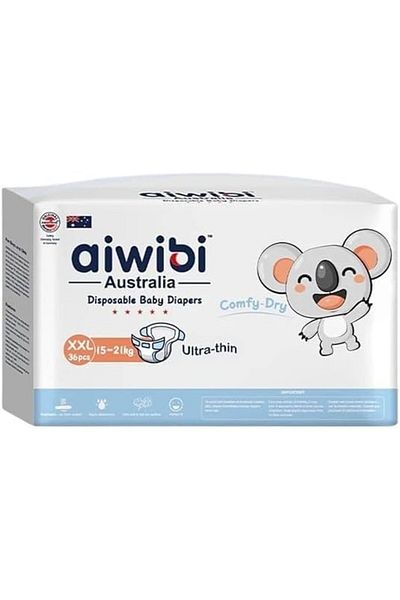 Aiwibi Comfy Dry Disposable Baby Diaper Super Soft and Ultra Thin, Anti-irritation Baby Pants, Super